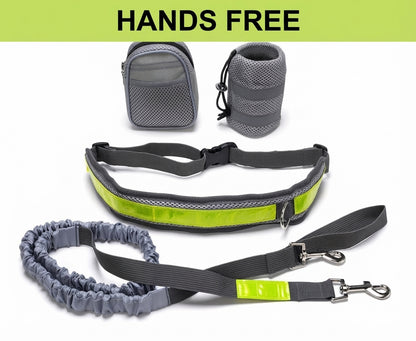 FlexWalk™ Hands-Free Night-Safety Crossbody Leash